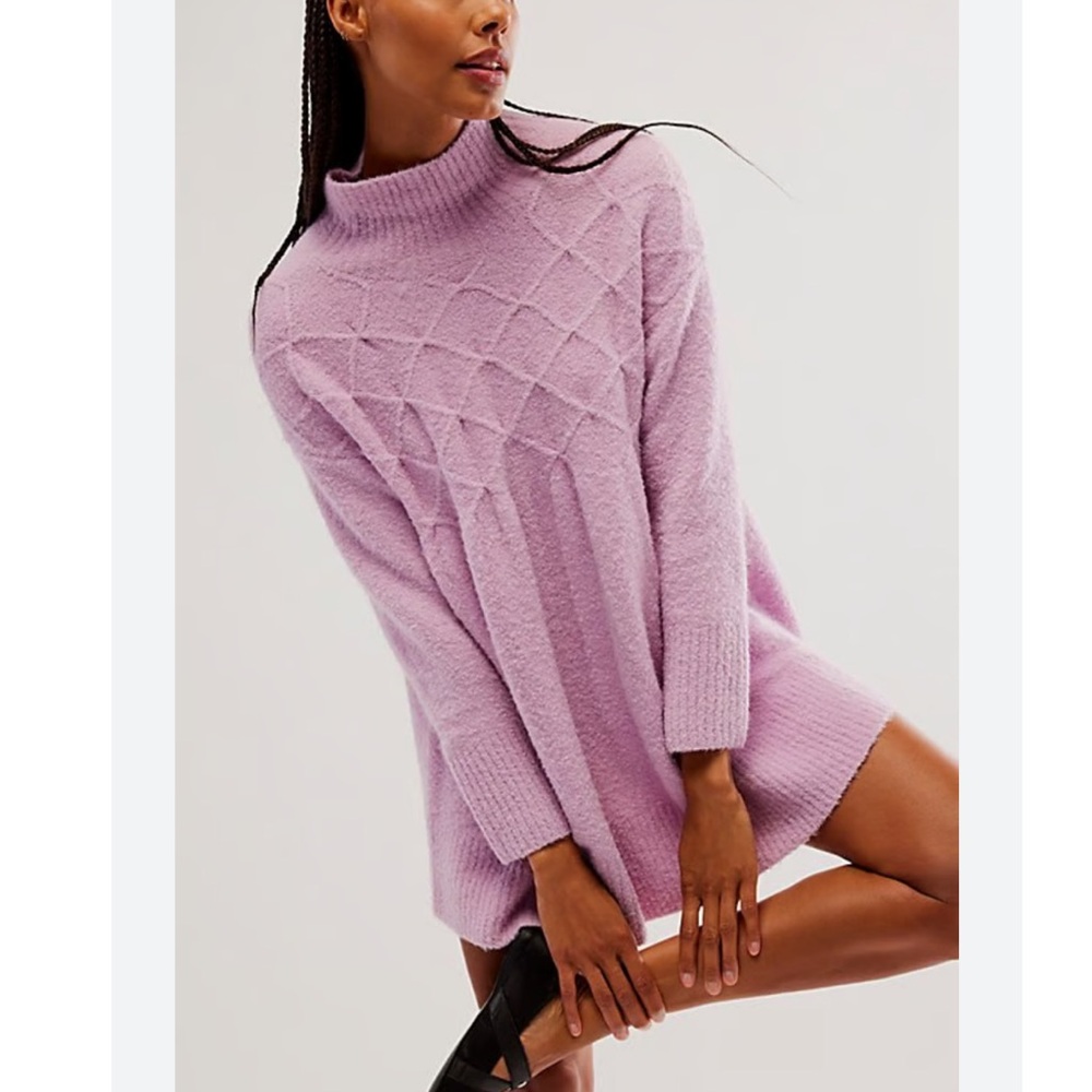 5077. Free People Jaci Sweater Dress